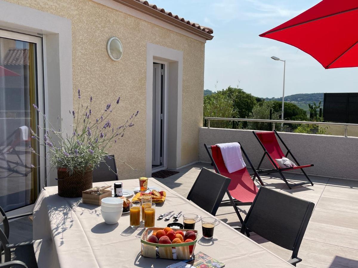 Val Des Bruyeres - Gite 15Mn Pezenas Avec Terrasse Et Cour Close - Parking Privatif Securise - Wifi Ftth Gratuit Neffies Экстерьер фото