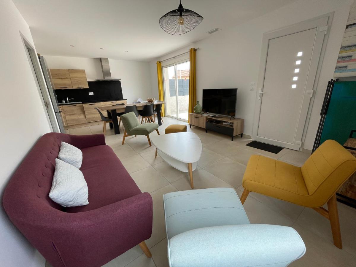 Val Des Bruyeres - Gite 15Mn Pezenas Avec Terrasse Et Cour Close - Parking Privatif Securise - Wifi Ftth Gratuit Neffies Экстерьер фото